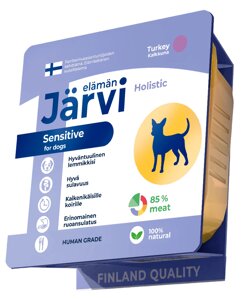 Jarvi паштет с индейкой для собак всех пород с чувствительным пищеварением (100 г)