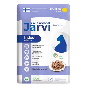 Jarvi пауч для домашних кошек с курицей (кусочки в желе) (85 г)