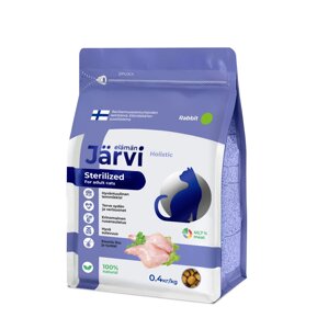 Jarvi сухой корм для стерилизованных кошек и кастрированных котов с кроликом (1,5 кг)