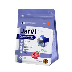 Jarvi сухой корм для взрослых собак средних и крупных пород с говядиной (1,5 кг)
