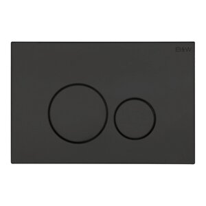 Кнопка смыва Black&White Universe WPI-09510GM темно-серая