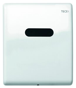 Кнопка смыва TECE Planus Urinal 220/12 V 9242357 белая с блоком питания