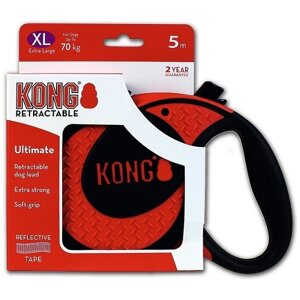 Kong рулетки рулетка для собак "Ultimate" красная, лента (610 г)