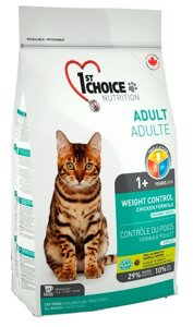 Корм 1st Choice для кошек с лишним весом (2,72 кг)