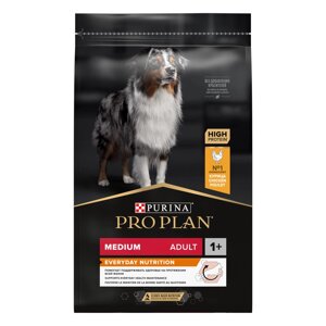 Корм Purina Pro Plan для взрослых собак средних пород, с высоким содержанием курицы (14 кг)
