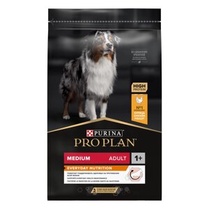 Корм Purina Pro Plan для взрослых собак средних пород, с высоким содержанием курицы (3 кг)