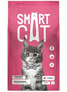 Корм Smart Cat для котят с ягненком (5 кг)