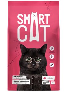 Корм Smart Cat для взрослых кошек, с ягнёнком (400 г)