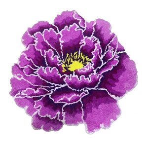 Коврик Carnation Home Fashions Peony Flower Violet 60x60