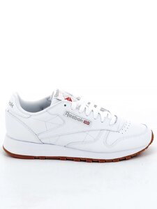 Кроссовки Reebok (CLASSIC LEATHER (GY0952 мужские демисезонные, размер 43, цвет белый, артикул 100008491