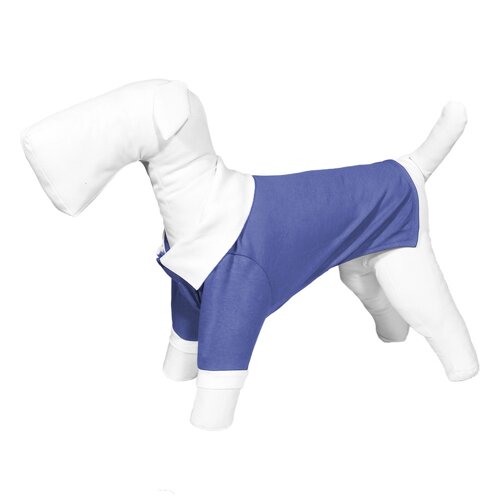 Lelap одежда поло "Бон" для собак, голубое (L)