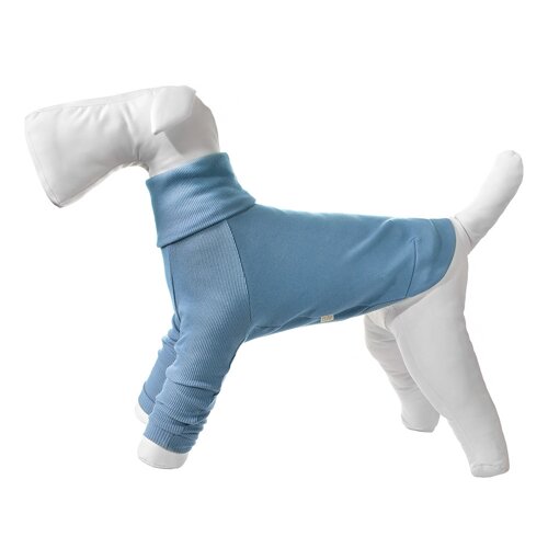 Lelap одежда водолазка "Long" для собак, голубой (100 г)