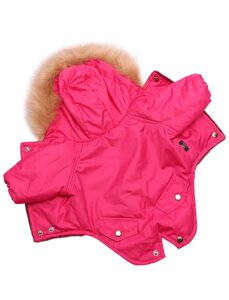 Lion зимняя куртка для собак: парка, розовая (XS)