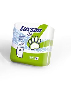Luxsan пеленки для животных, 10 шт. (гелевый абсорбент) (470 г)