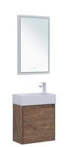 Мебель для ванной Aquanet Nova Lite 50 подвесная, дуб рустикальный, 1 дверца