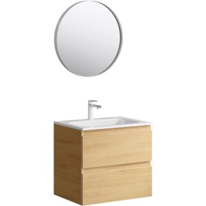 Мебель для ванной Aqwella Accent 60 подвесная, дуб золотой