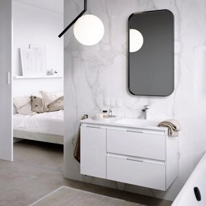 Мебель для ванной Aqwella Accent 90 R подвесная, белый
