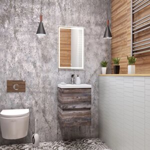 Мебель для ванной Art&Max Family-400-2C-SO-PE Pino Esotica, подвесная