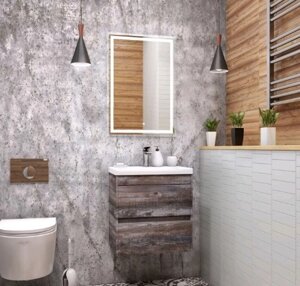 Мебель для ванной Art&Max Family-500-2C-SO-PE Pino Esotica, подвесная