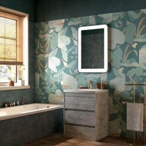 Мебель для ванной Art&Max Family-580-3C-PIA-CV Cemento Veneto, напольная