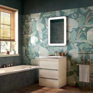 Мебель для ванной Art&Max Family-580-3C-PIA-PB Pino Bianco, напольная