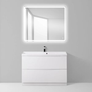 Мебель для ванной BelBagno Marino 90 bianco lucido, напольная