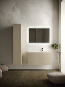 Мебель для ванной Sancos Snob R 100 SNR100RCE правая, 2 ящика, Beige Soft