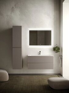 Мебель для ванной Sancos Snob R 100 SNR100SM 2 ящика, Doha Soft