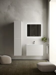 Мебель для ванной Sancos Snob R 80 SNR80W 2 ящика, Bianco