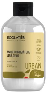 Мицеллярный гель для душа кактус & зеленый чай, 600 мл, Ecolatier