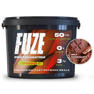Многокомпонентный протеин Fuze 47%вкус «Молочный шоколад», 3 кг, Fuze