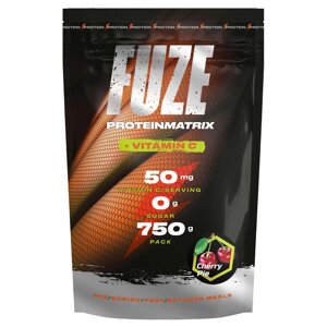 Многокомпонентный протеин Fuze 47%вкус «Вишневый пирог», 750 г, Fuze