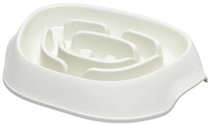 Moderna миска для медленного кормления SloMo, 950 мл, белая (0.95 л)
