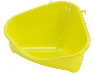 Moderna туалет для грызунов pet's corner угловой средний, лимонно-желтый (200 г)