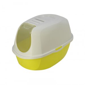 Moderna туалет-домик SmartCat с угольным фильтром, 54х40х41см, лимонно-желтый (1,2 кг)