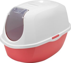 Moderna туалет-домик SmartCat с угольным фильтром, коралловый (1,2 кг)