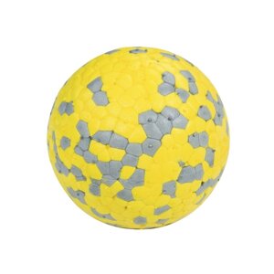 MPets игрушка для собак Блум Мяч, желто-серый, 7 см (7 см)