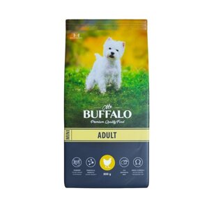 Mr. Buffalo сухой корм для взрослых собак миниатюрных пород с курицей (800 г)
