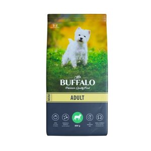 Mr. Buffalo сухой корм с ягненком для взрослых собак миниатюрных пород (800 г)
