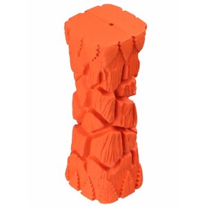 Mr. Kranch игрушка "Палочка" для собак, с ароматом бекона, оранжевая, с пищалкой (16 см)