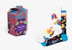 Носки Happy socks 2-pack Circus Socks Gift Set XCIR02