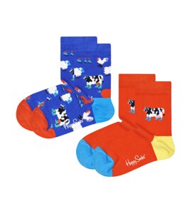 Носки Happy socks 2-pack Kids Farmlife Socks KFAR02