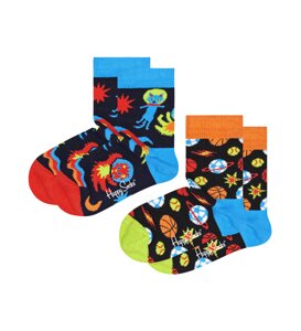 Носки Happy socks 2-pack Kids Spacetime Socks KSPT02