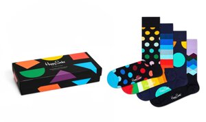 Носки Happy socks 4-Pack Classic Multi-color Socks Gift Set XCLA09