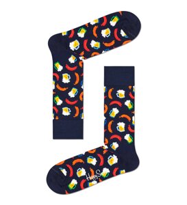 Носки Happy socks Beer And Sausage Sock BAS01