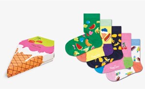Носки Happy socks Ice Cream & Fruit Socks Gift Set XKICF44