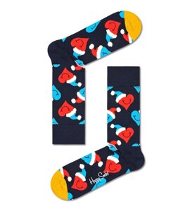 Носки Happy socks Santa Love Smiley Sock SAS01