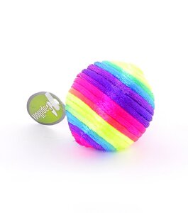 Papillon игрушка для кошек "Радужный мячик" с погремушкой (10 г)