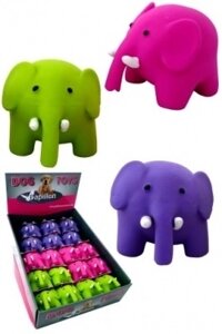 Papillon игрушка для собак "Цветные слоники" в ассортименте (8.5 см)