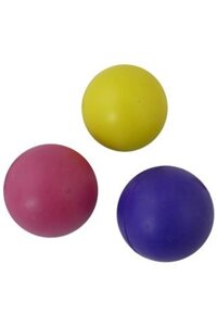 Papillon игрушка для собак "Мяч", резина, цвет. в ассорт, 8,5 см (390 г)